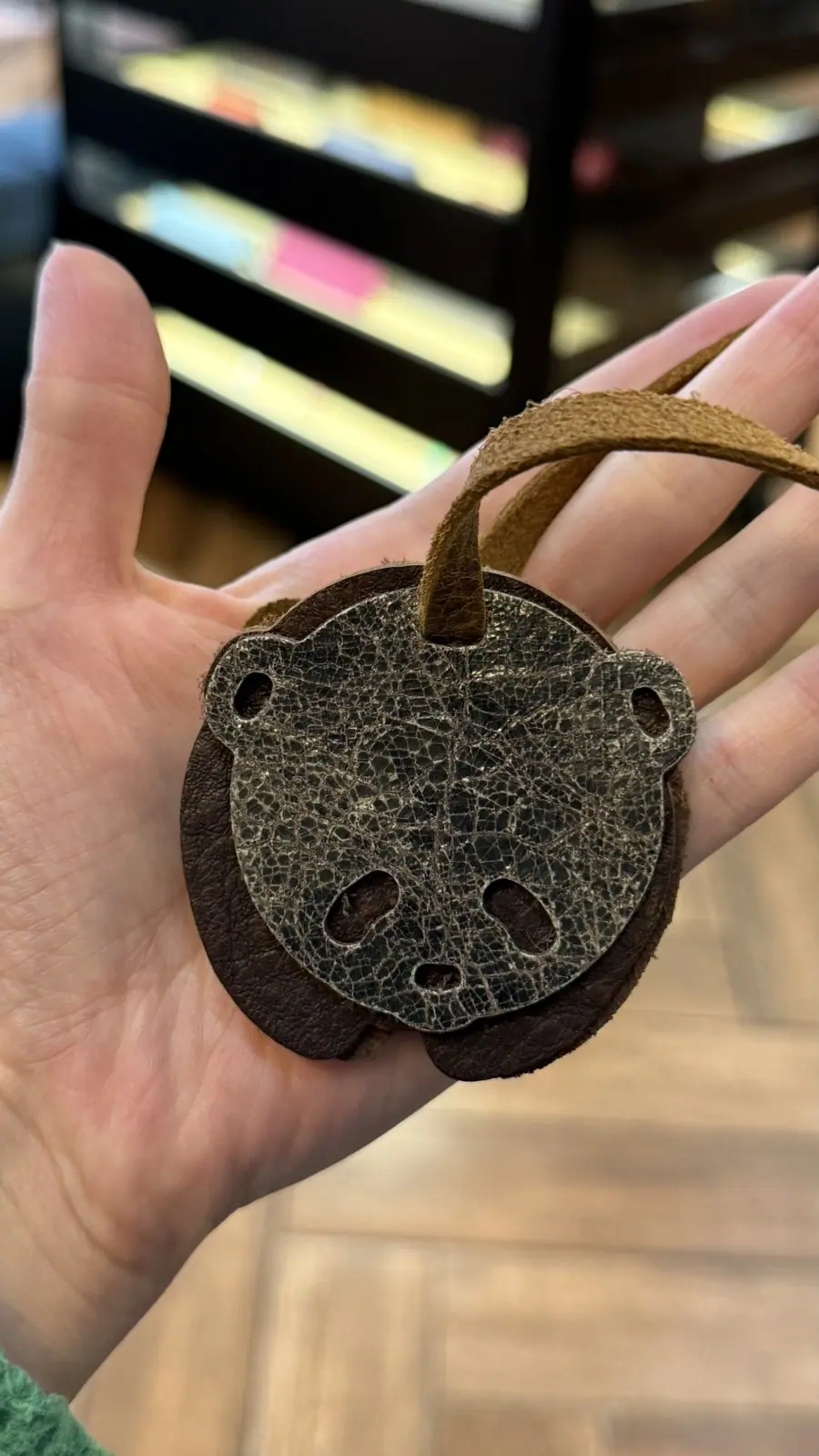 Móc khoá da Charm Panda Yen Leather MKCP75M ảnh 2