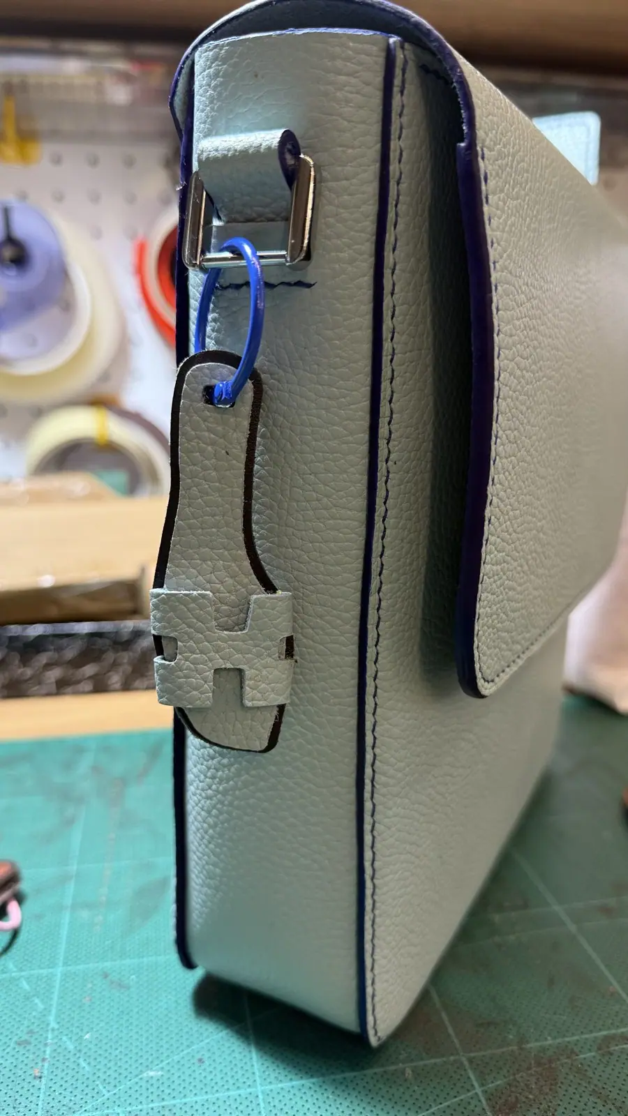 Móc khoá da dép H Yen Leather MKDH50M ảnh 5