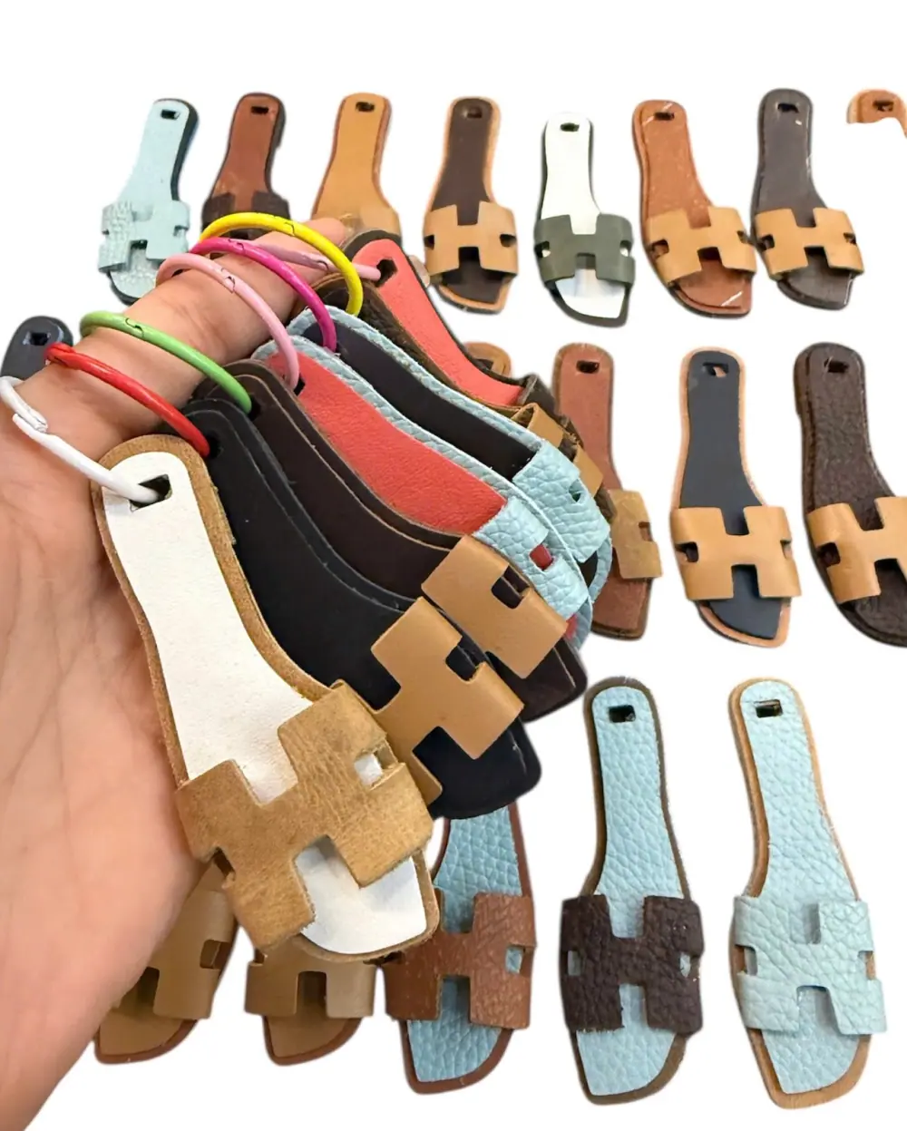 Móc khoá da dép H Yen Leather MKDH50M ảnh 9