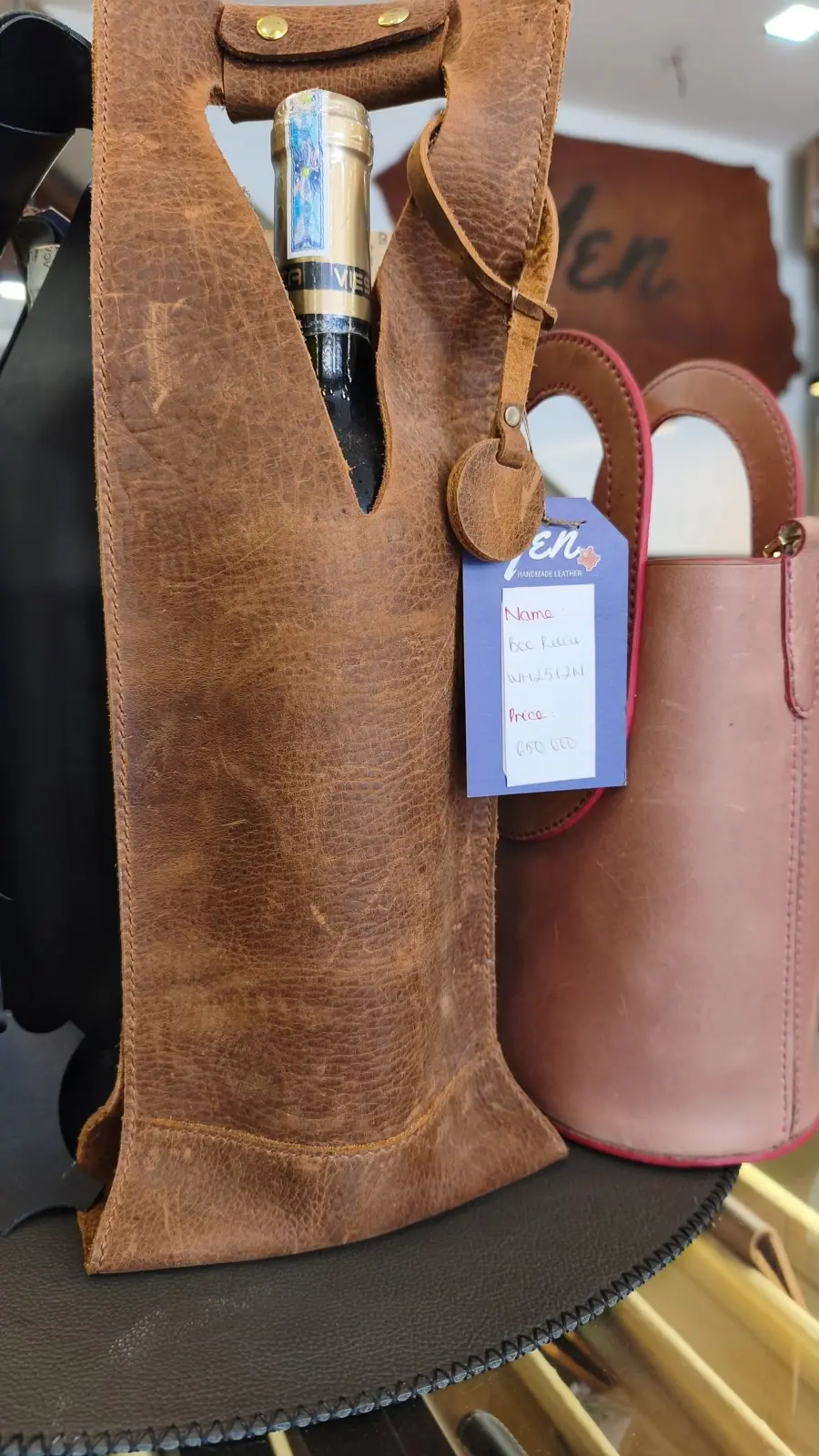 Sản phẩm khác Bọc rượu Yen Leather WH2512M ảnh 1
