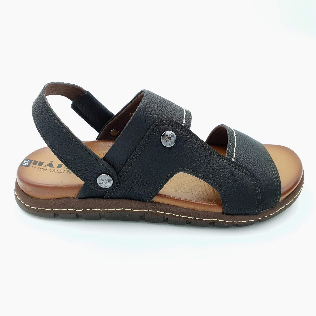 Sandal nam Hải Nancy da bò cao cấp 5418D ảnh 5