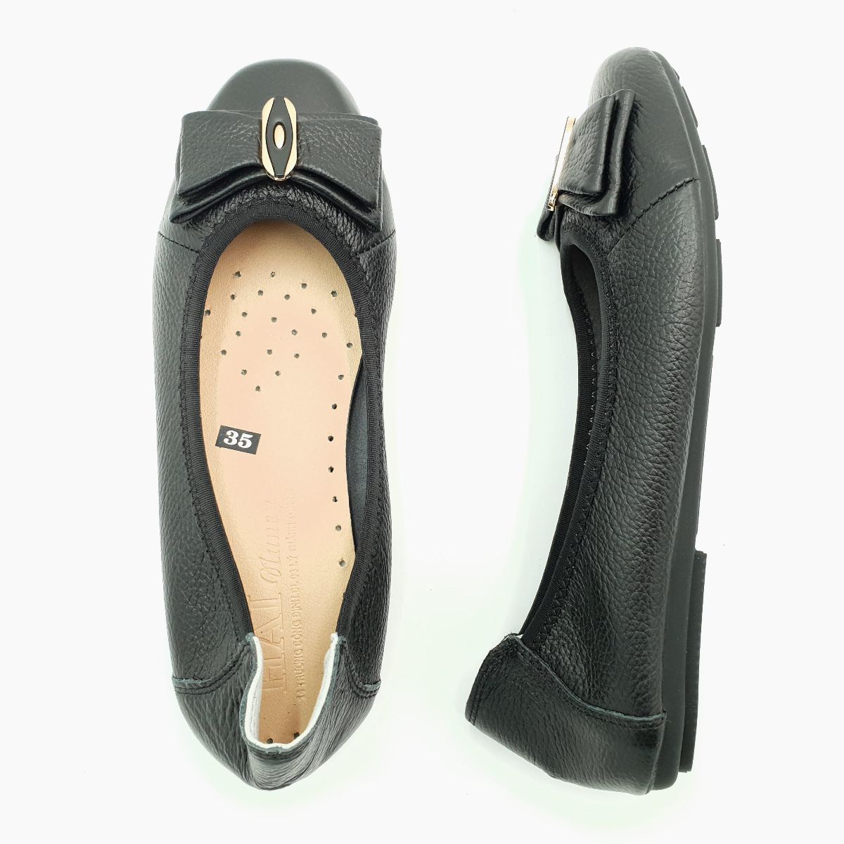 Giày búp bê Hải Nancy da bò cao cấp TH102D ảnh 7