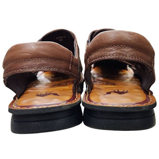 Sandal nam mũi tròn Hải Nancy da bò cao cấp 99668N ảnh 9