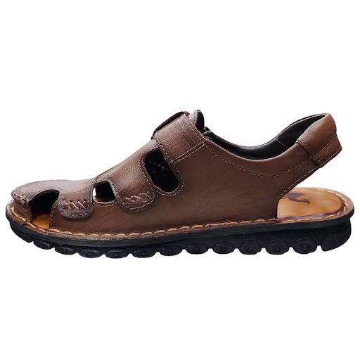 Sandal nam mũi tròn Hải Nancy da bò cao cấp 99668N ảnh 6