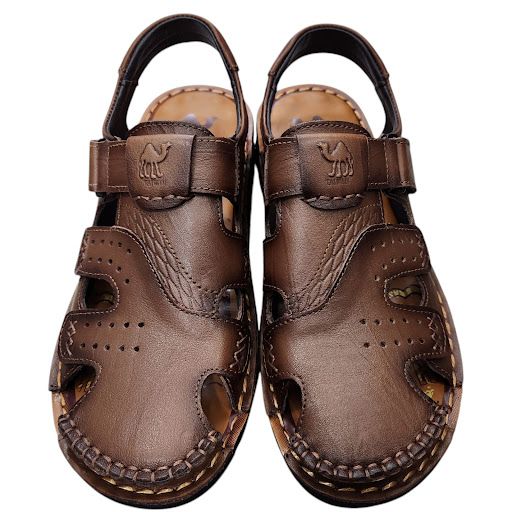 Sandal nam mũi tròn Hải Nancy da bò cao cấp 99668N ảnh 8